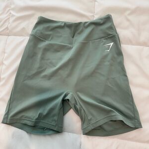 Gymshark Sage Green Bike Shorts
